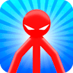 Red Stickman vs Monster School